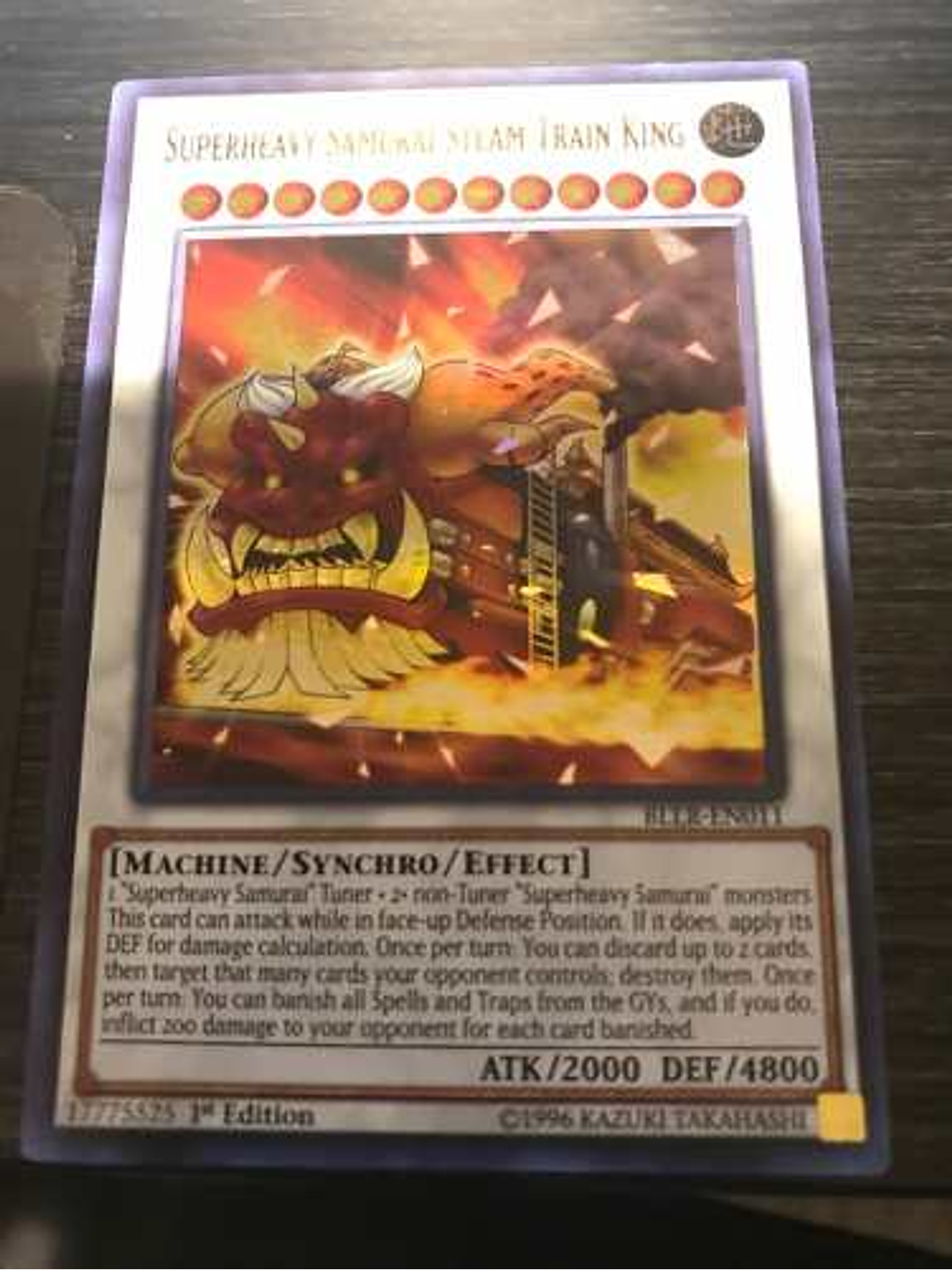 Superheavy Samurai Steam Train King - Bllr-en011 - Ultra Rare 1st Edition 1