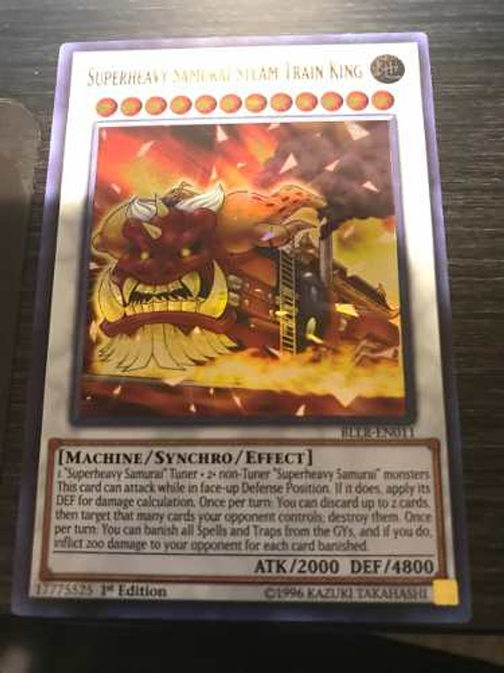 Superheavy Samurai Steam Train King - Bllr-en011 - Ultra Rare 1st Edition 1