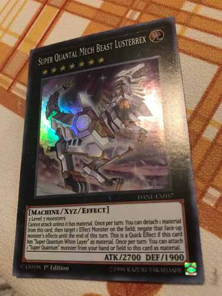 Super Quantal Mech Beast Lusterrex - dane-en037 - Super Rare 1st Edition 1