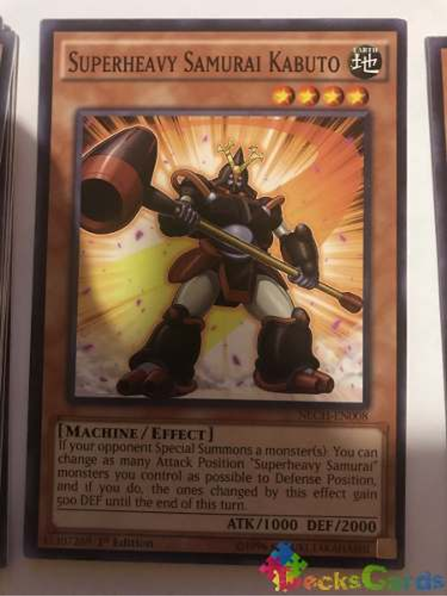 Superheavy Samurai Kabuto - nech-en008 - Common 1st Edition 2