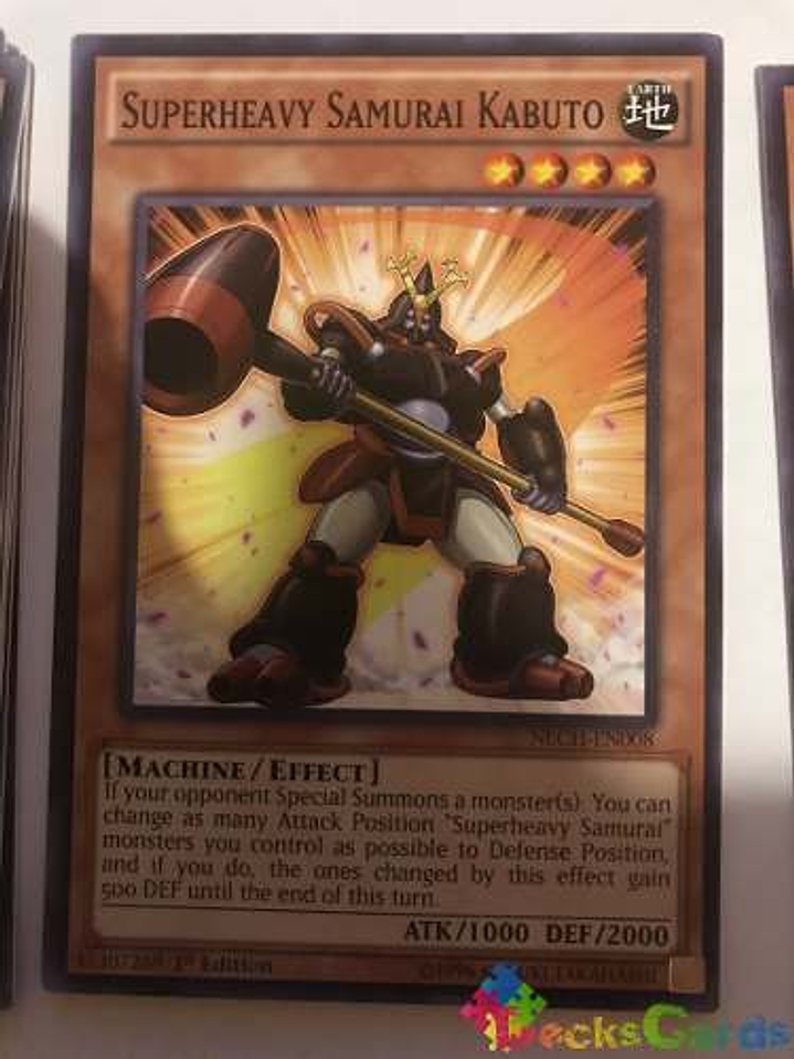 Superheavy Samurai Kabuto - nech-en008 - Common 1st Edition 2