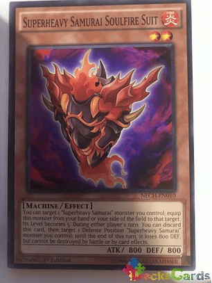 Superheavy Samurai Soulfire Suit - NECH-EN010 - Common 1st Edition