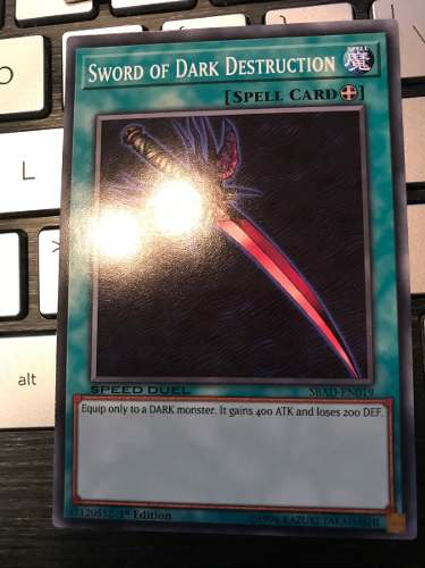 Sword Of Dark Destruction - sbad-en019 - Common 1st Edition 1