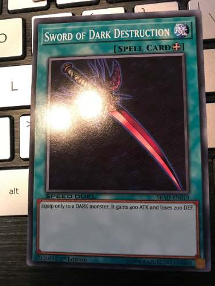 Sword Of Dark Destruction - sbad-en019 - Common 1st Edition 1