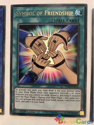 Symbol Of Friendship - blhr-en058 - Ultra Rare 1st Edition