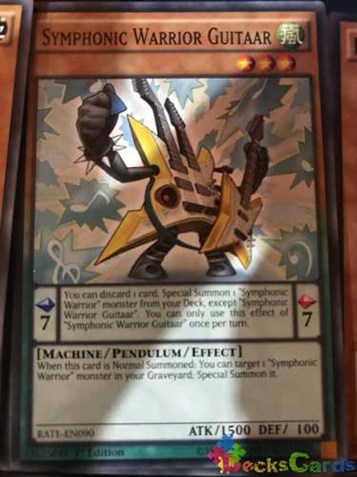 Symphonic Warrior Guitaar - rate-en090 - Common 1st Edition 1