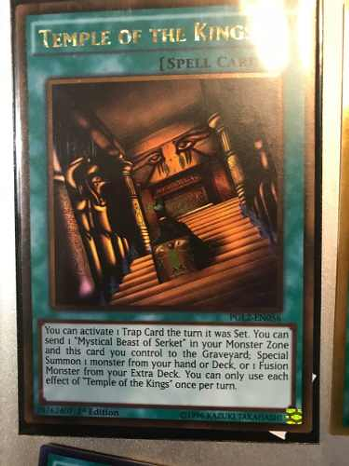Temple Of The Kings - pgl2-en056 - Gold Rare 1st Edition 1