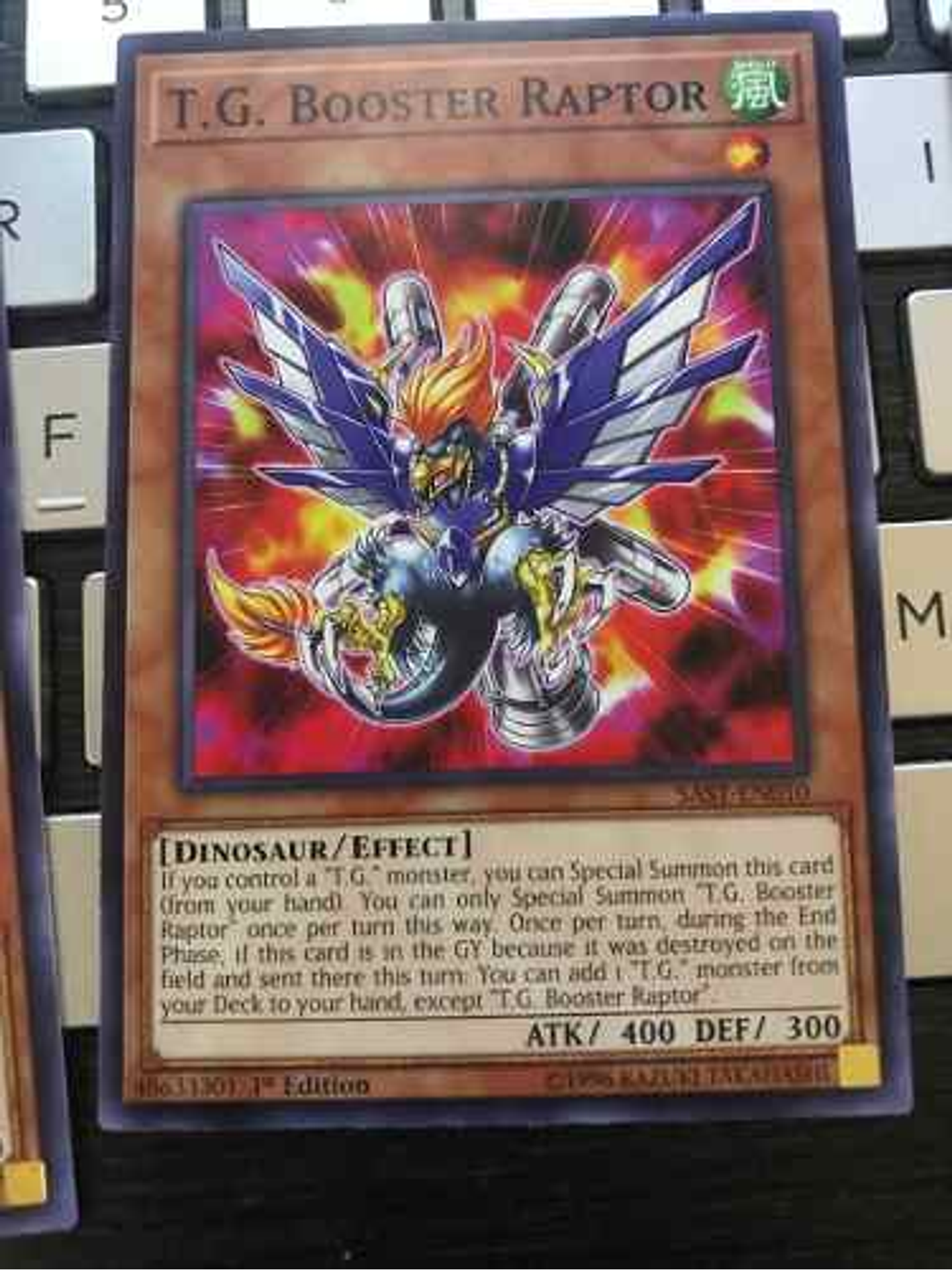 T.g. Booster Raptor - sast-en010 - Common 1st Edition 1