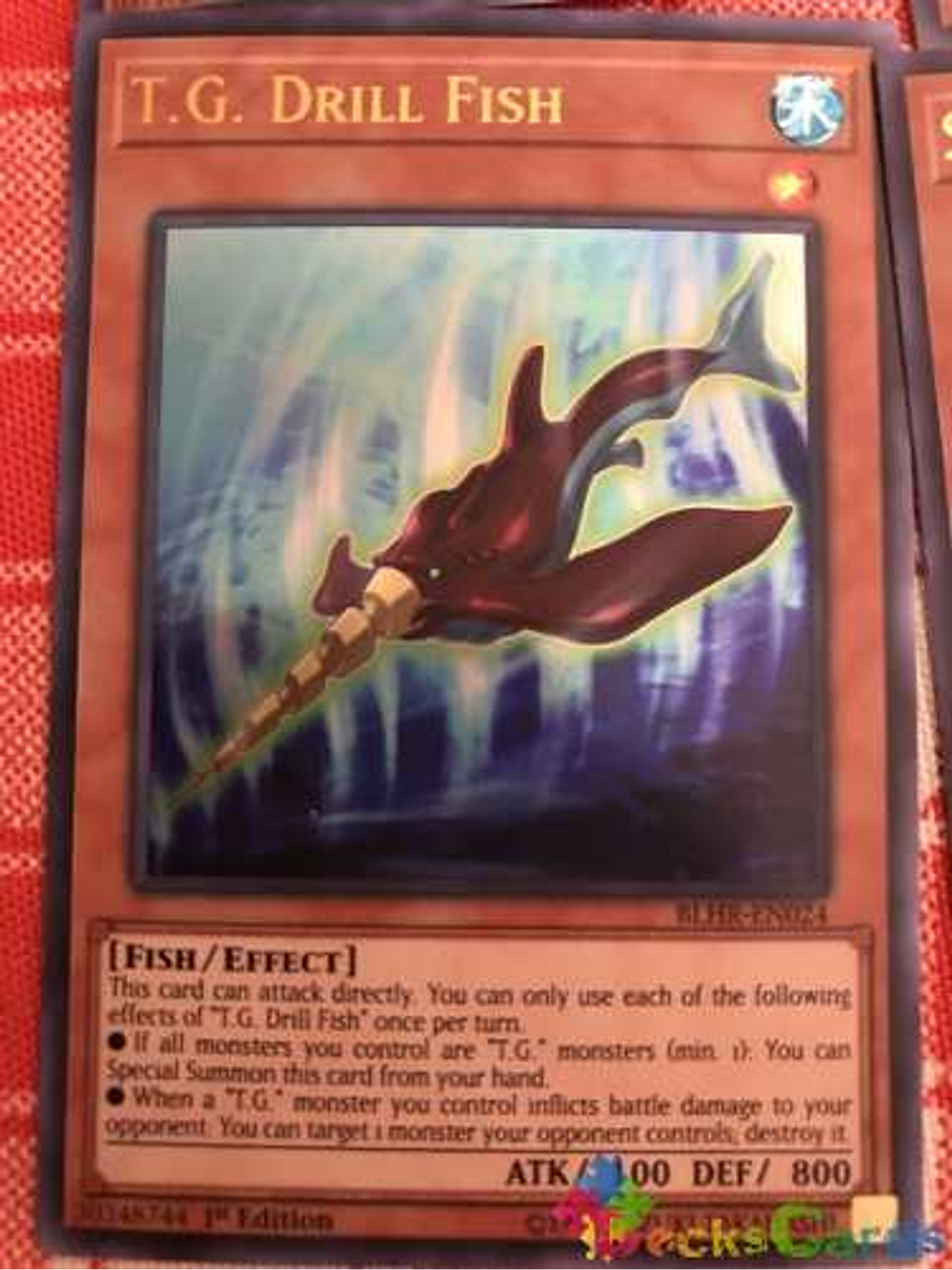 T.g. Drill Fish - blhr-en024 - Ultra Rare 1st Edition 1