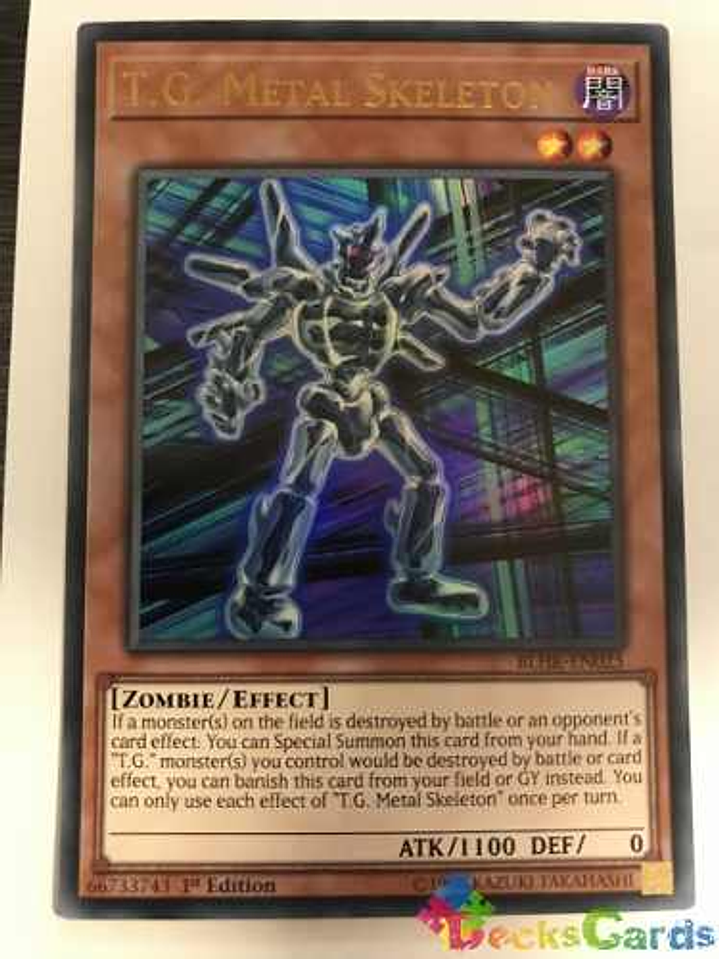 T.g. Metal Skeleton - blhr-en025 - Ultra Rare 1st Edition 1
