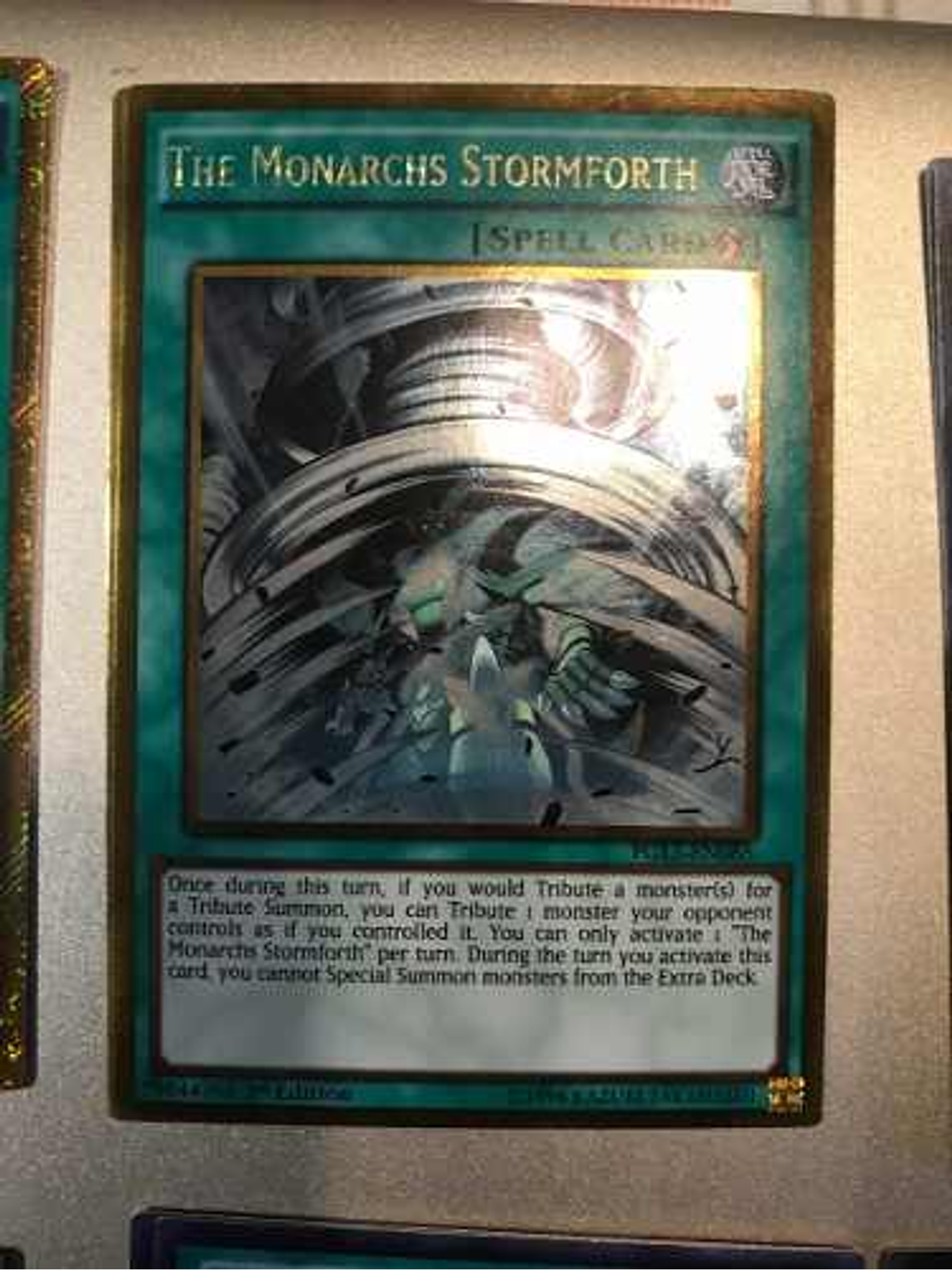 The Monarchs Stormforth - pgl3-en085 - Gold Rare 1st Edition 1