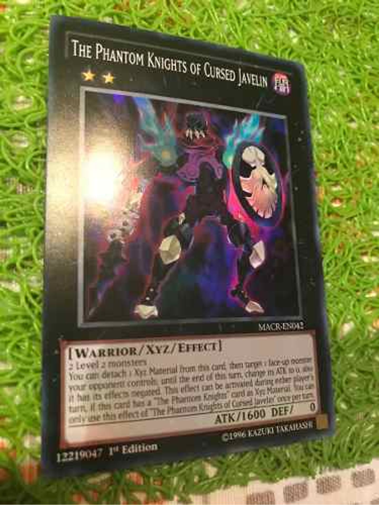The Phantom Knights of Cursed Javelin - MACR-EN042 - Super Rare 1st Edition 1