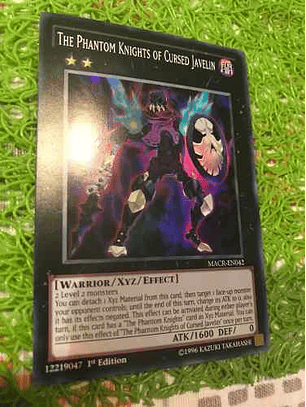 The Phantom Knights of Cursed Javelin - MACR-EN042 - Super Rare 1st Edition