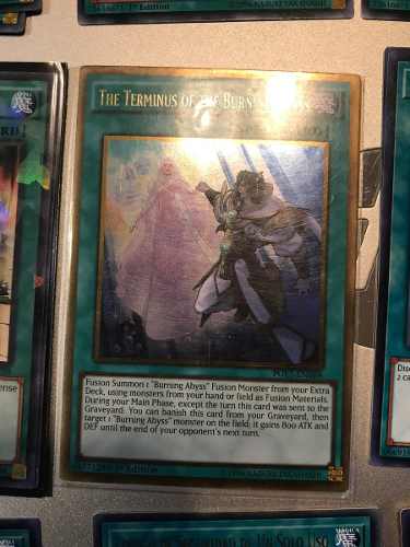 The Terminus of the Burning Abyss - PGL3-EN088 - Gold Rare 1st Edition