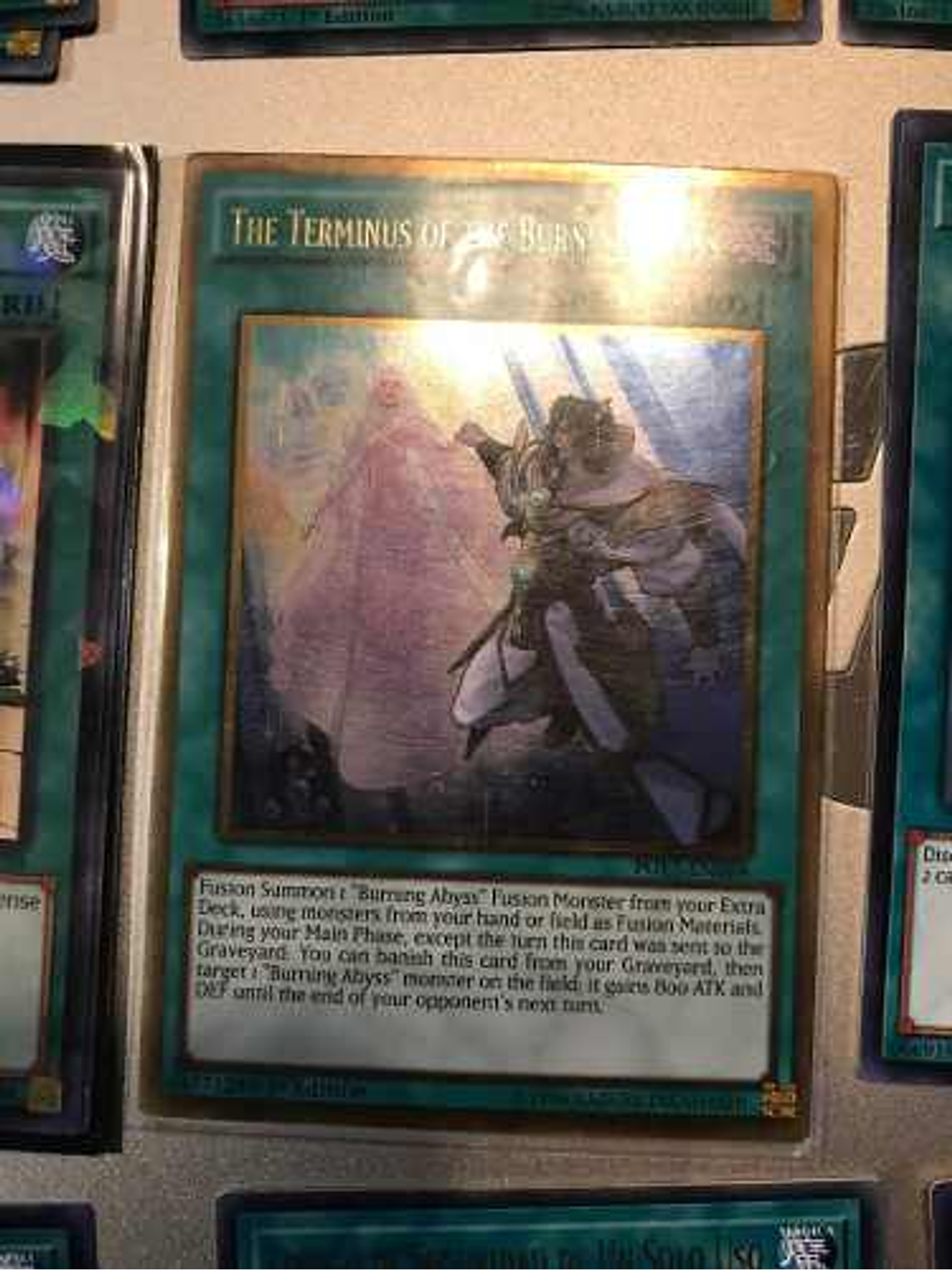 The Terminus of the Burning Abyss - PGL3-EN088 - Gold Rare 1st Edition 1