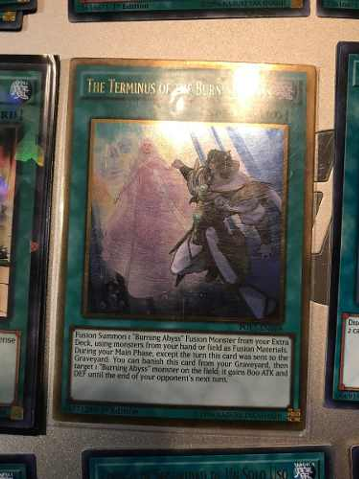 The Terminus of the Burning Abyss - PGL3-EN088 - Gold Rare 1st Edition 1