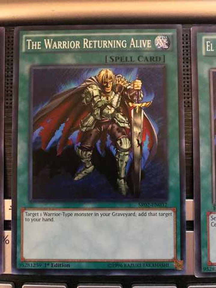 The Warrior Returning Alive - sr02-en032 - Common 1st Editio 1