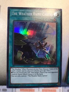 The Weather Rainy Canvas - spwa-en037 - Super Rare 1st Editi