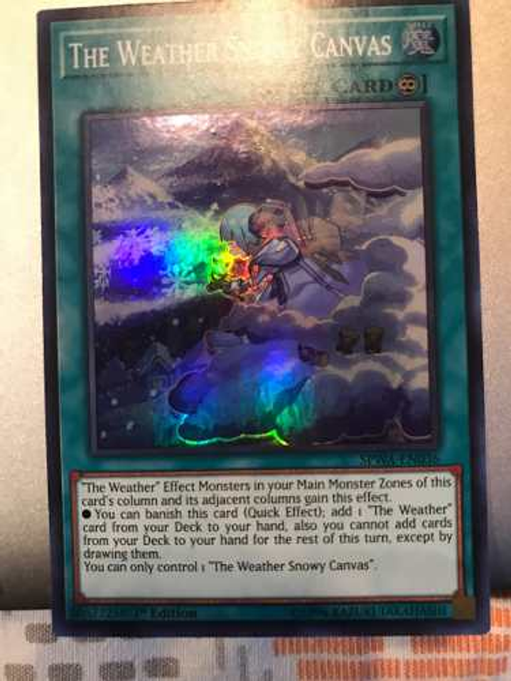 The Weather Snowy Canvas - spwa-en036 - Super Rare 1st Editi 1