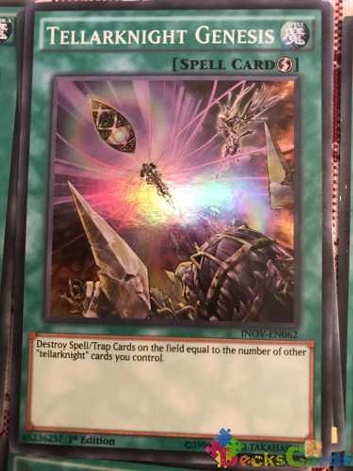 Tellarknight Genesis - inov-en062 - Super Rare 1st Edition 2