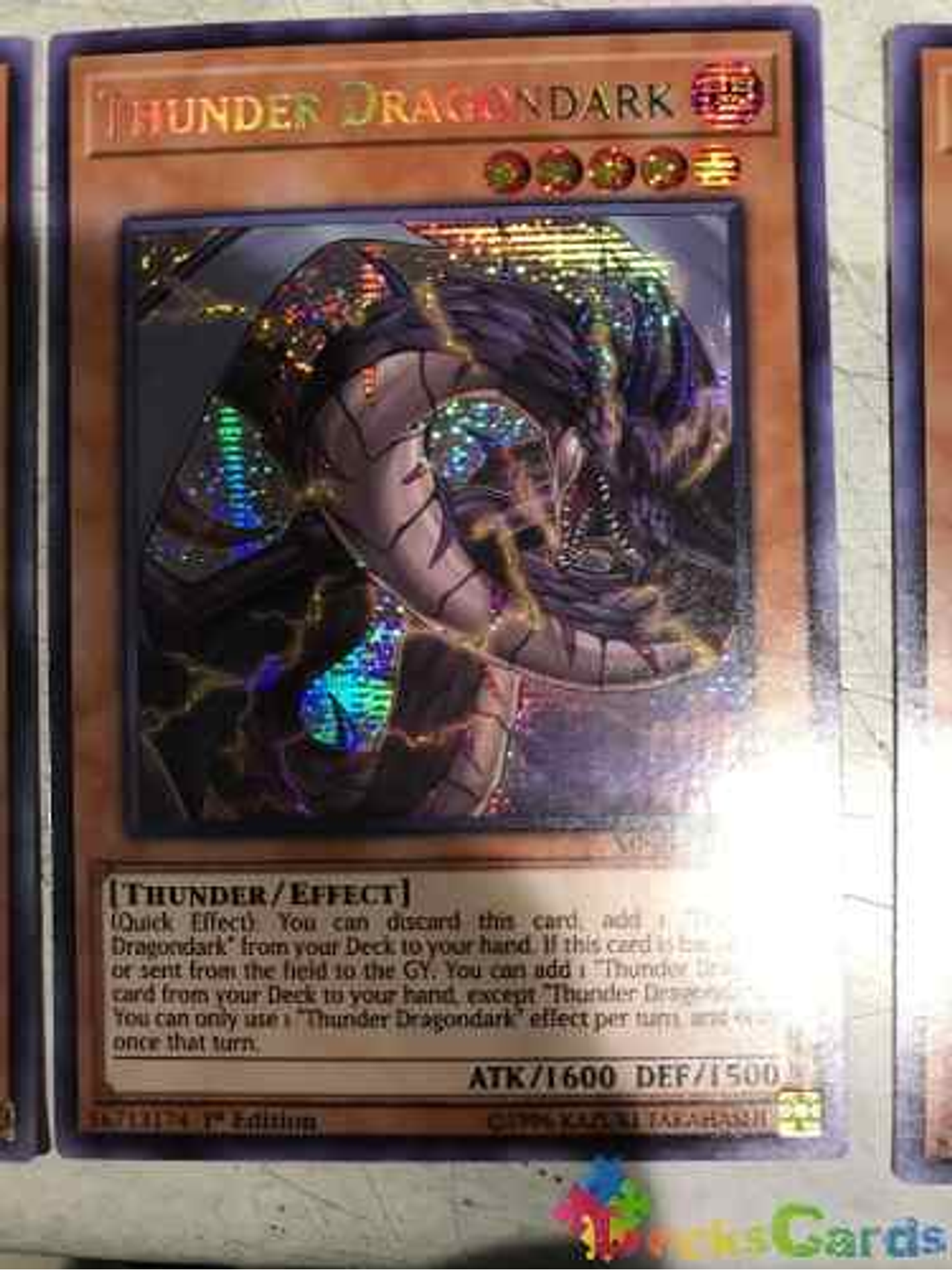Thunder Dragondark - mp19-en167 - Prismatic Secret Rare 1st Edition 1
