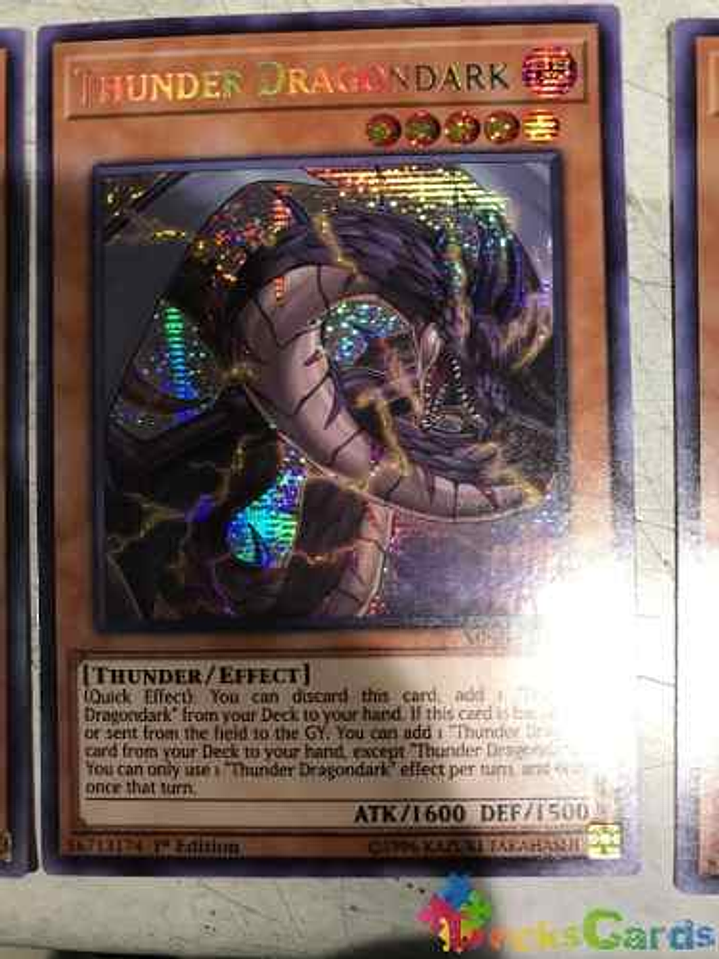 Thunder Dragondark - mp19-en167 - Prismatic Secret Rare 1st Edition 1
