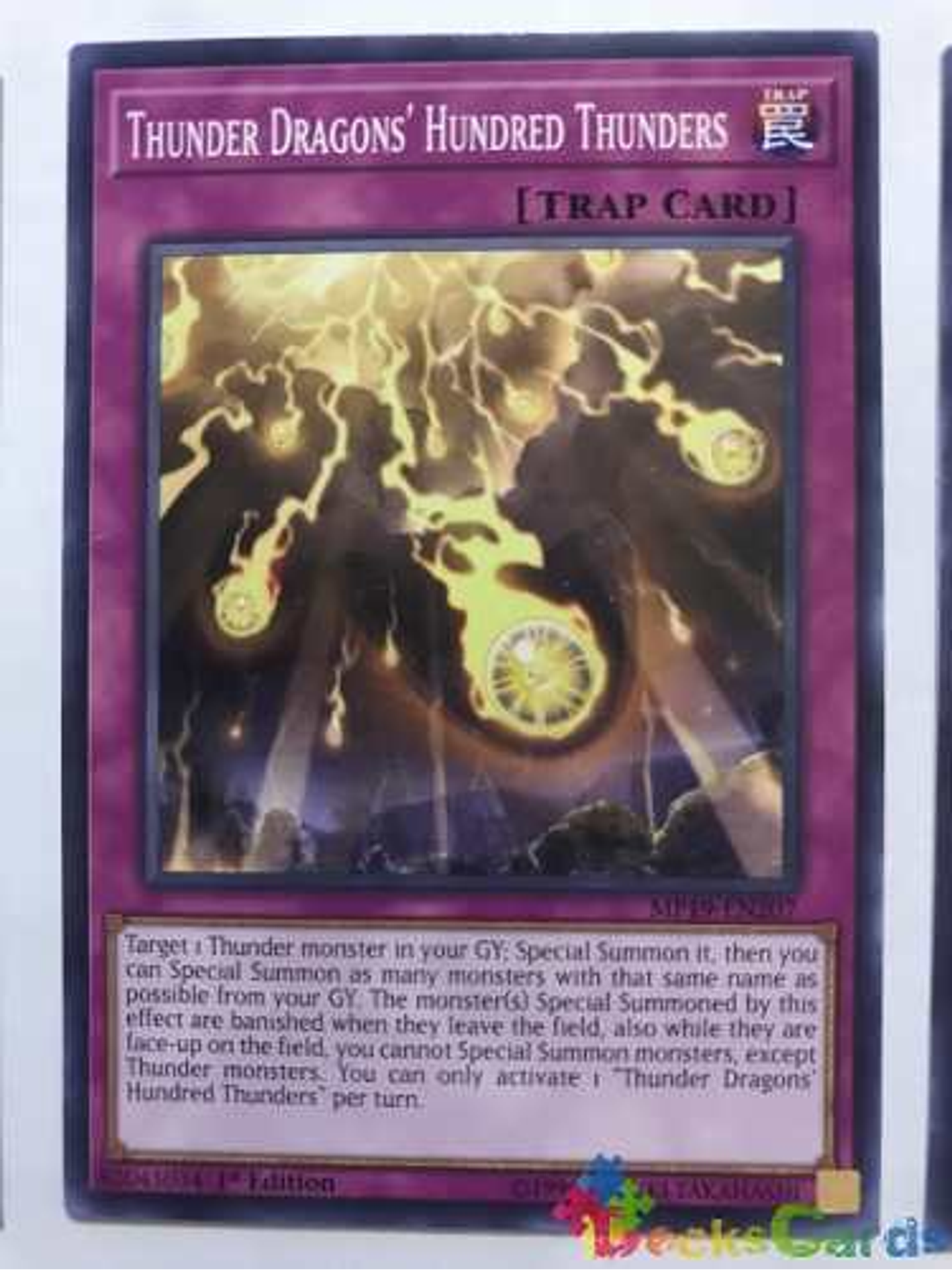 Thunder Dragons' Hundred Thunders - mp19-en207 - Common 1st Edition 1