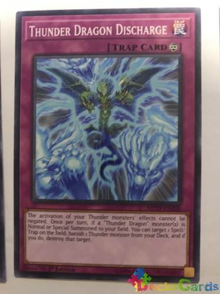 Thunder Dragon Discharge - mp19-en208 - Common 1st Edition 1
