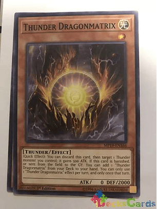 Thunder Dragonmatrix - mp19-en166 - Common 1st Edition