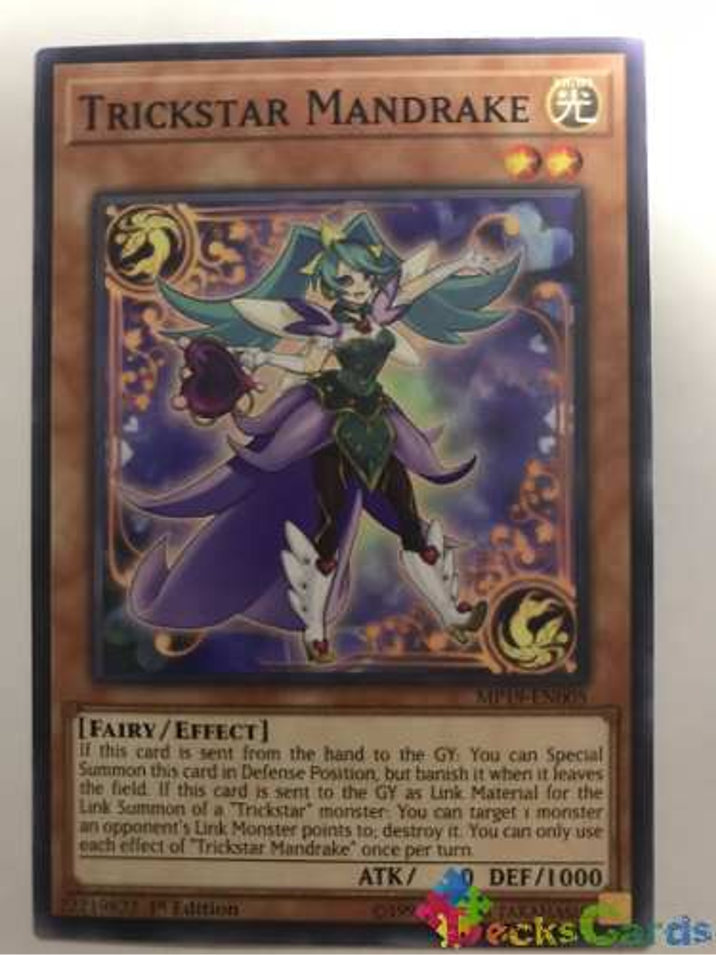 Trickstar Mandrake - mp19-en005 - Common 1st Edition 1