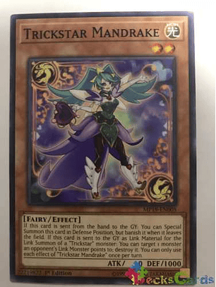 Trickstar Mandrake - mp19-en005 - Common 1st Edition