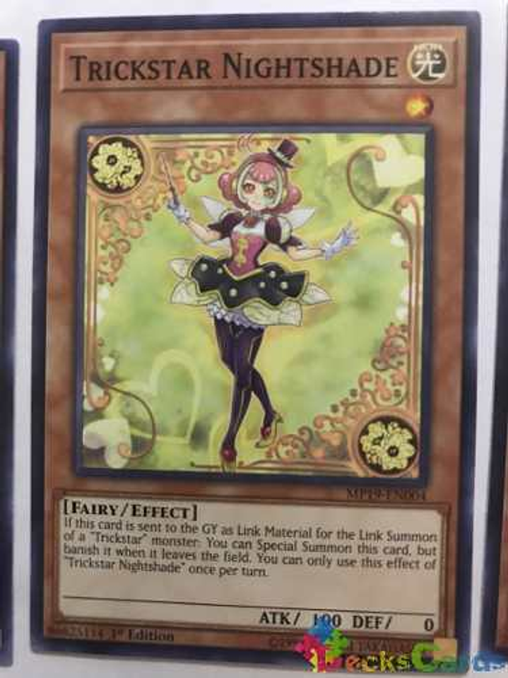 Trickstar Nightshade - mp19-en004 - Common 1st Edition 1