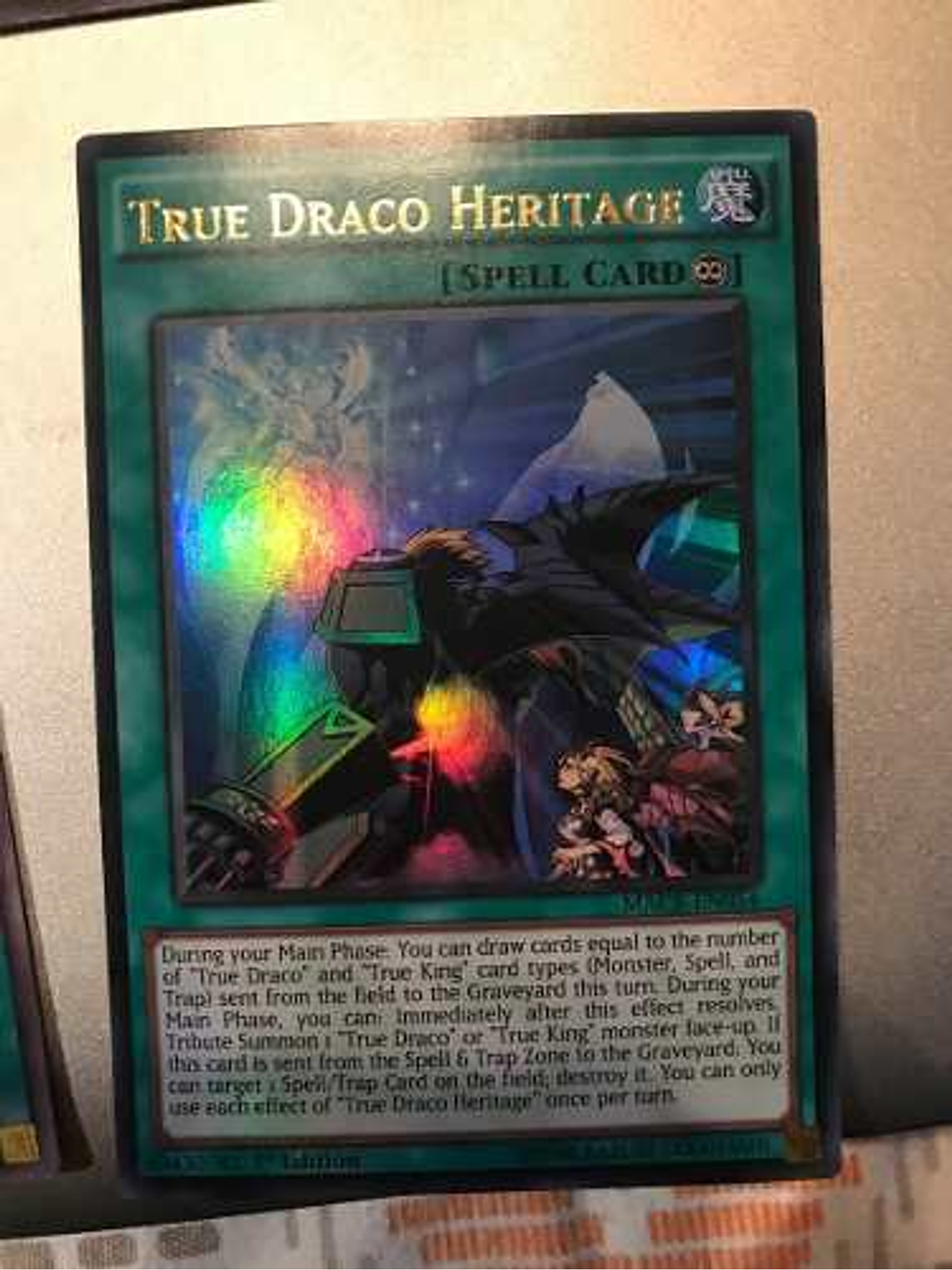 True Draco Heritage - macr-en054 - Ultra Rare 1st Edition 1