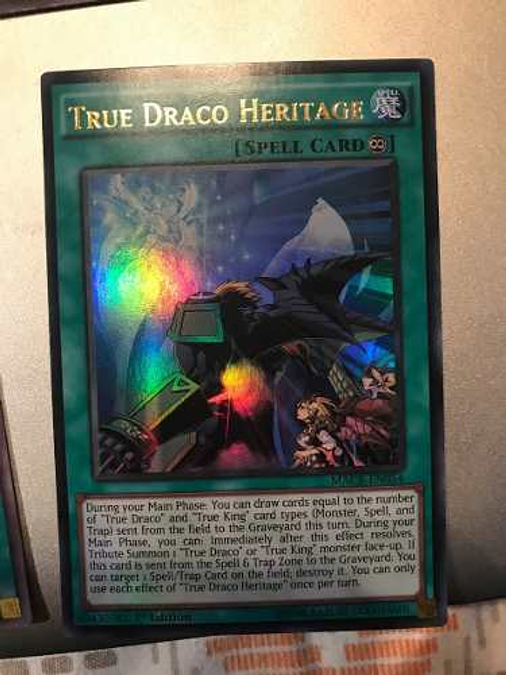 True Draco Heritage - macr-en054 - Ultra Rare 1st Edition 1