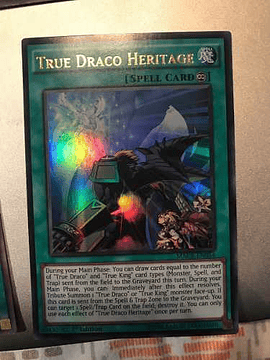 True Draco Heritage - macr-en054 - Ultra Rare 1st Edition