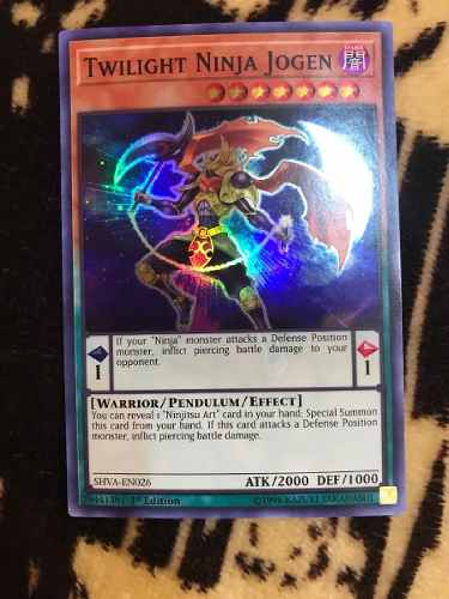 Twilight Ninja Jogen - bllr-en016 - Ultra Rare 1st Edition 1