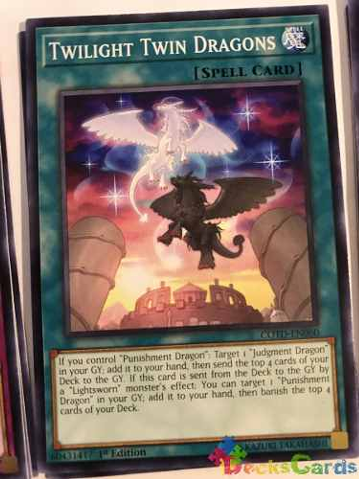 Twilight Twin Dragons - cotd-en060 - Common 1st Edition 1