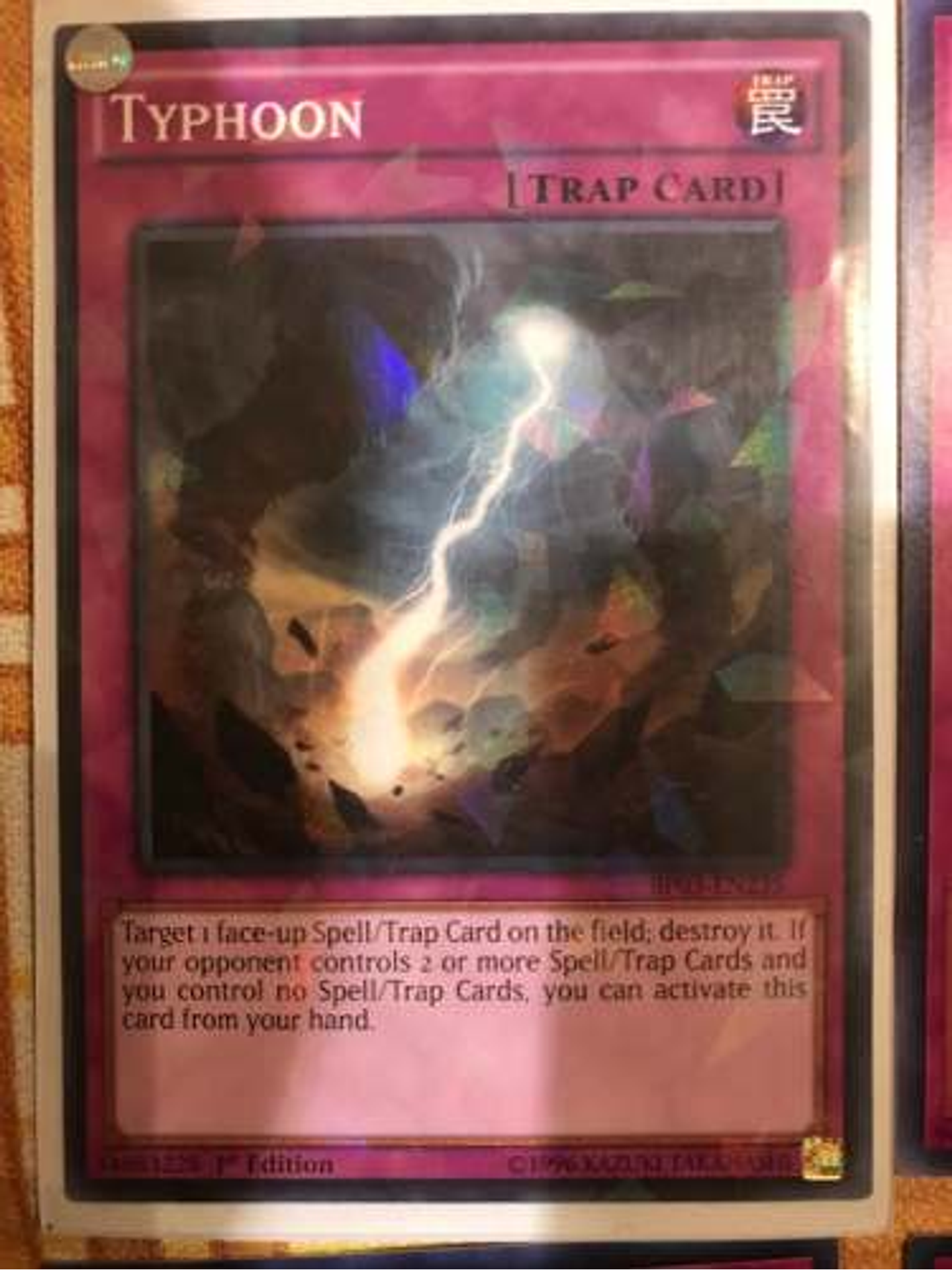 Typhoon - bp03-en235 - Shatterfoil Rare 1st Edition 1