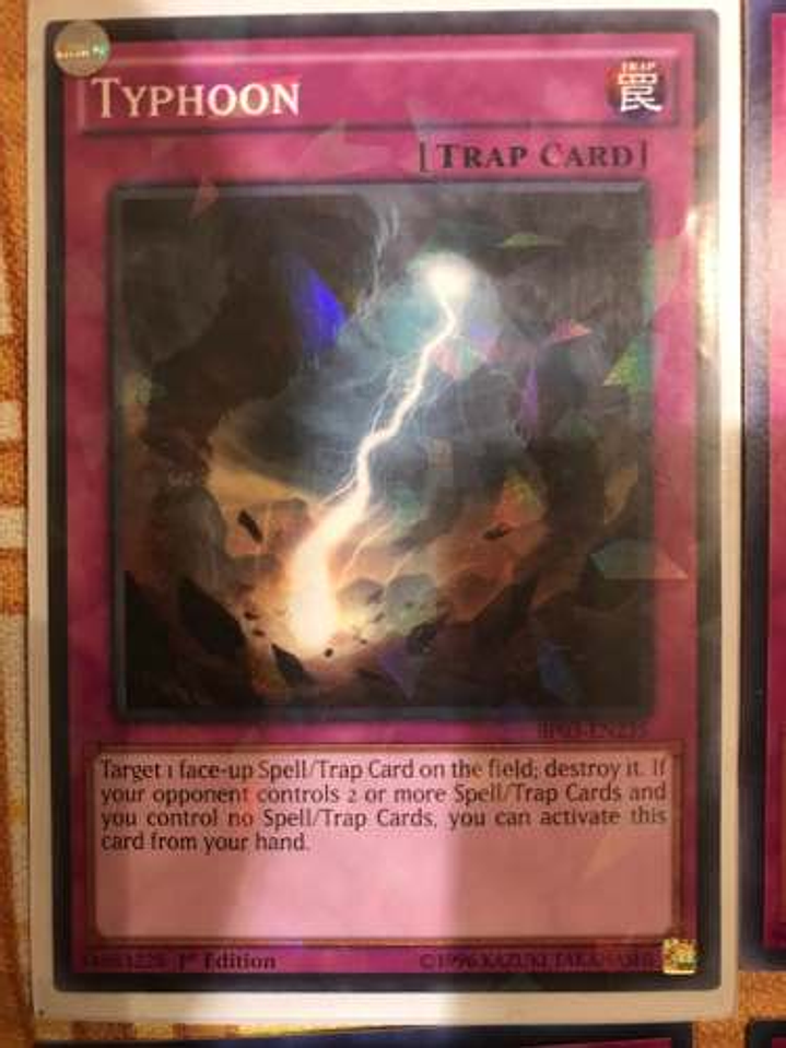 Typhoon - bp03-en235 - Shatterfoil Rare 1st Edition 1