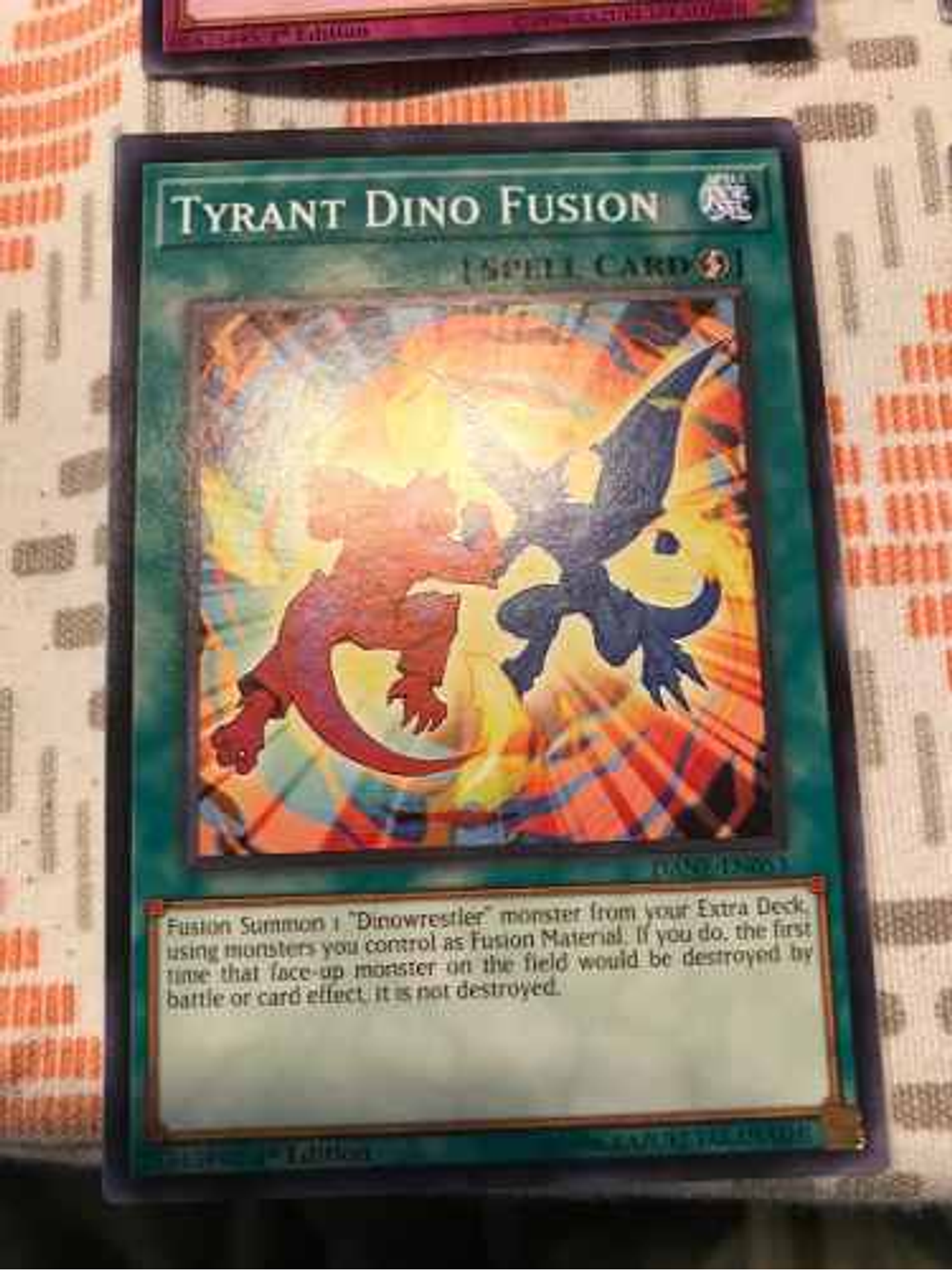 Tyrant Dino Fusion - dane-en053 - Common 1st Edition 2