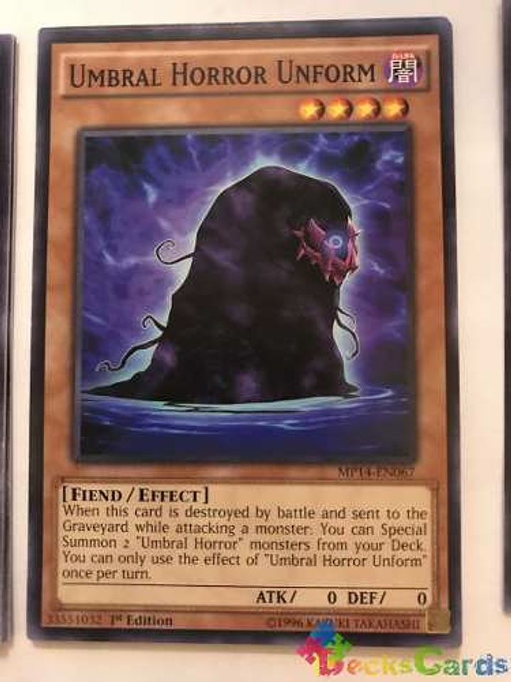 Umbral Horror Unform - mp14-en067 - Common 1st Edition 1