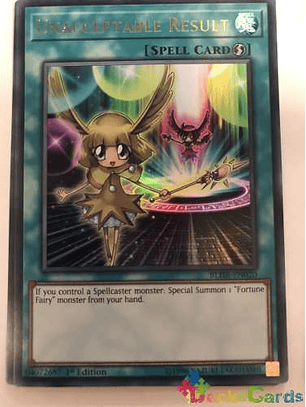 Unacceptable Result - blhr-en020 - Ultra Rare 1st Edition