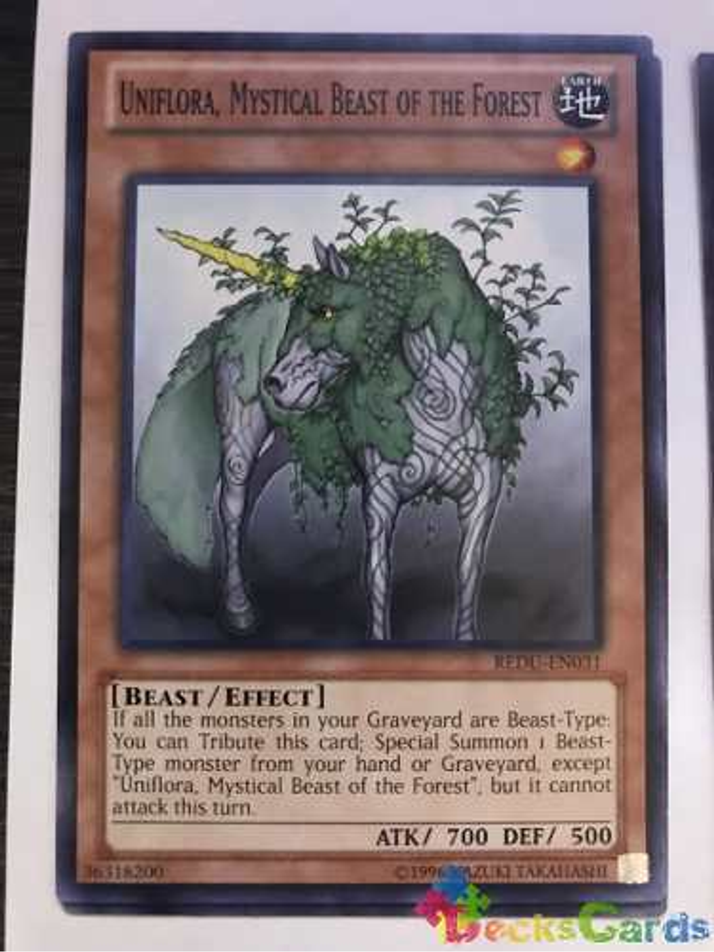 Uniflora, Mystical Beast of the Forest - REDU-EN031 - Common Unlimited 1
