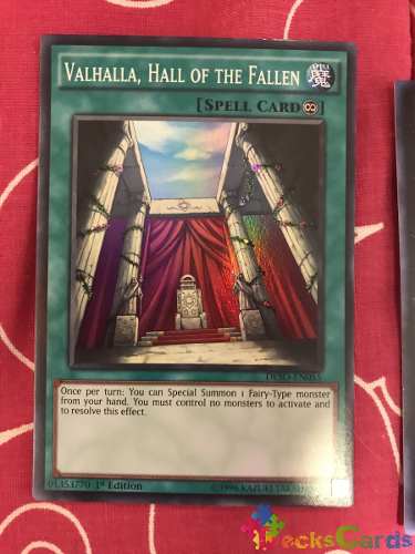 Valhalla, Hall Of The Fallen - deso-en055 - Super Rare 1st E