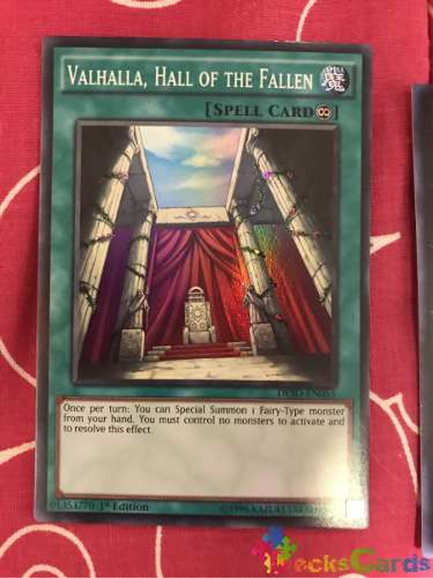 Valhalla, Hall Of The Fallen - deso-en055 - Super Rare 1st E 1