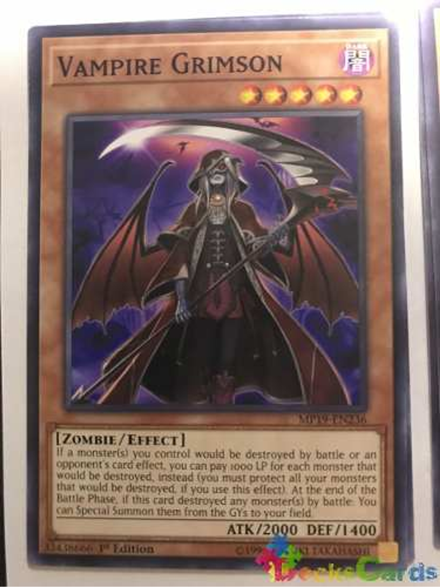 Vampire Grimson - mp19-en236 - Common 1st Edition 1