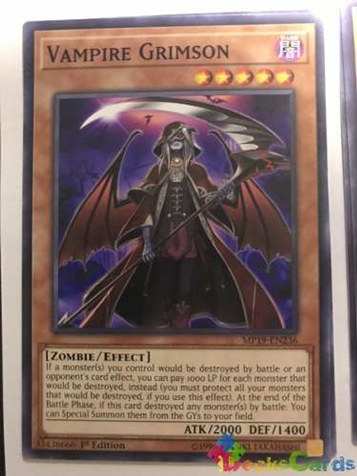Vampire Grimson - mp19-en236 - Common 1st Edition 1