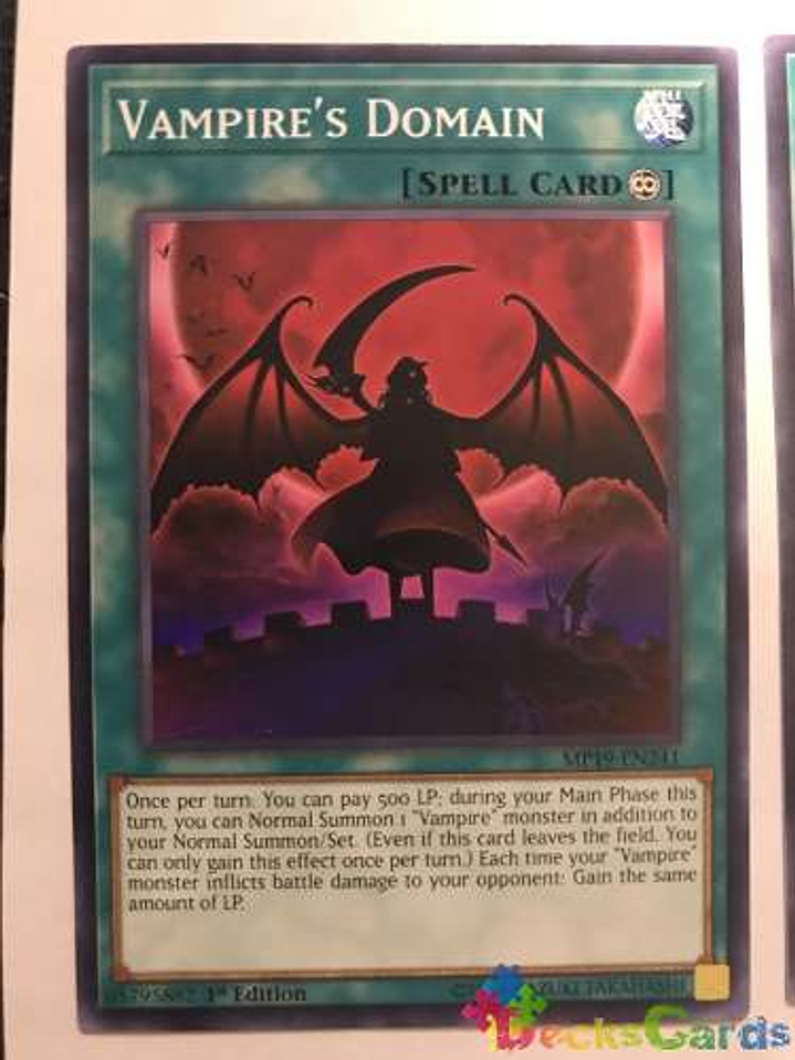 Vampire's Domain - mp19-en241 - Common 1st Edition 1