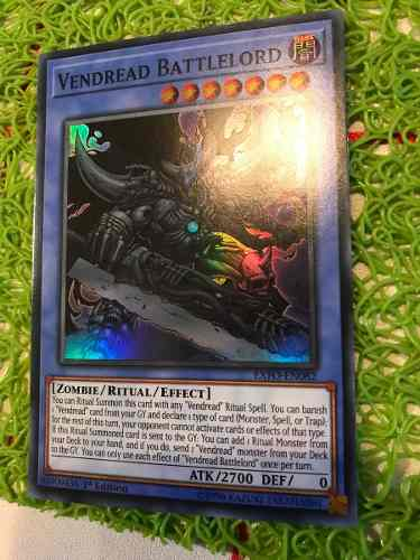 Vendread Battlelord - exfo-en082 - Super Rare 1st Edition 1
