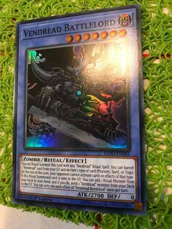 Vendread Battlelord - exfo-en082 - Super Rare 1st Edition 1